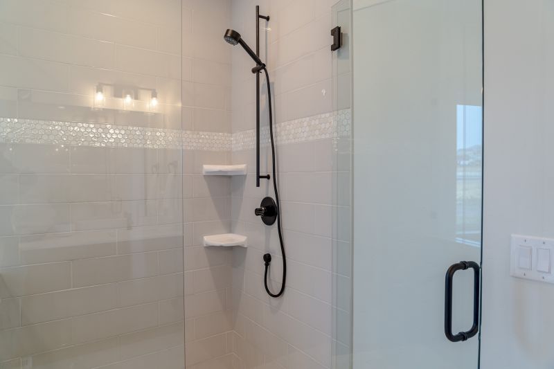 Elegant Shower with Clear Glass